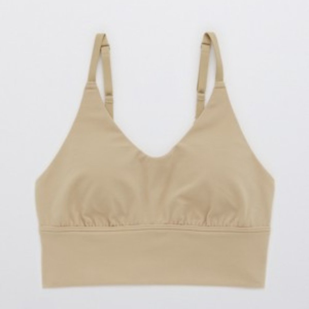 OFFLINE Real Me Lace Up Back Sports Bra + Crossover 7" Bike Short